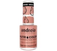 Vernis à Ongles NutriColor, Finition Brillante, Tenue Longue Durée, Respirant, Couleur NC7 Rose d'Andreia 10.5ml - Nail Art DIY, Vegan et Non Testé sur les Animaux, Soin + Couleur en une Étape
