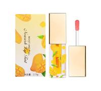 Vernis à ongles Peach Clear Color Change Changing PH - Kit de brillant à lèvres teinté pour femmes et filles - Baume Tint Stain Glaze - 2,5 ml - Calendrier de Noël pour hommes (E, A)