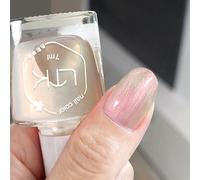 Vernis à ongles perle blanc, à séchage rapide et longue durée, à base d'eau, pour nail art fait maison, pour nail art et manucure (blanc brillant)