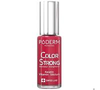 Vernis à Ongles - PODERM - N°797 - Rouge Rose - Durcisseur - Biotine - Silicium - Kératine