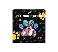 Vernis à ongles pour chiens - 12 couleurs de vernis à ongles chat à séchage rapide pour le toilettage, accessoires de toilettage imperméables pour événements, séances photo, décoration d'anniversaire