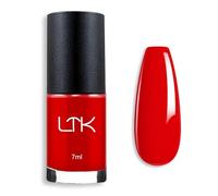Vernis à ongles rouge à séchage rapide - Vernis à ongles longue durée à base d'eau, non toxique, brillant avec finition crémeuse, pour manucure à la maison ou comme cadeau pour les femmes (rouge)