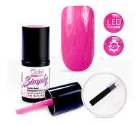 Vernis à Ongles Semi Permanent - OCIBEL - Rose Punch - 5ml - Tenue jusqu'à 3 semaines - Application facile