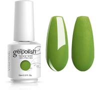 Vernis À Ongles Semi-Permanent Soak-Off Uv Led Nail Art Manucure Base Top Coat Vert D'herbe (1533)