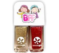 Vernis à Ongles - SUNCOATGIRL - Duo BFF Glimmer Glam - 2 Couleurs Complémentaires - Sûr pour Enfants - À l'Eau