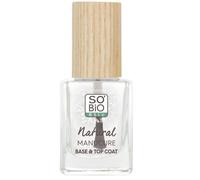 So'Bio Étic Vernis à ongles Base & Top Coat – Huile de ricin bio – 11 ml