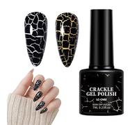 Vernis à ongles - Vernis à ongles à effet craquelé - 7 ml - Accessoire de manucure pour filles, décorations d'ongles pour salon, maison, vacances, bal de fin d'année, rendez-vous et bien plus encore
