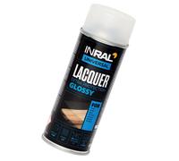 Vernis acrylique transparent brillant INRAL Lacquer - séchage rapide, protection chaleur & rayures - 400 ml
