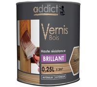 Vernis - ADDICT - Incolore - Brillant - Haute Résistance - 250ml