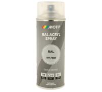 Vernis aérosol - MOTIP - Transparent brillant - 400ml - Séchage rapide - Résistant UV