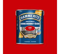 Vernis antioxydant lisse brillant Direct au fer Hammerite rouge 5 l
