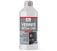 Vernis Bi-Composant Haute Résistance pour Béton Ciré - HIGHPROTECT 50 m² | Plan de Travail, Sols et Extérieur, Résiste Eau, Chocs, Rayures, Uv et Intempéries, Aspect Satiné - Arcane Industries