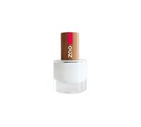 Zao French Manucure 641 Blanc French Manucure Vernis à Ongles avec Couvercle Bambou (Cosmétique Naturel)