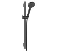Vernis Blend Set de douche avec douchette à main 2 jets + Barre Unica 65 cm, Noir mat (26422670)