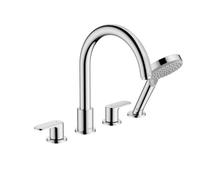 Hansgrohe Vernis Blend Ensemble de finition robinet de baignoire 211mm 4 trous chrome 71456000