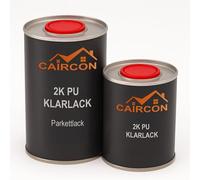 Vernis Bois 2K Polyuréthane Incolore Mat - Résistant UV Intérieur Extérieur - 1,5 kg