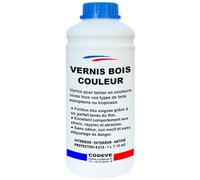 Vernis Bois Couleur - Codeve Bois/Rouge - 1 - Intérieur/extérieur - Pour La Décoration D'un Bardage, Volet, Persienne, Huisserie Ou Fenêtre.