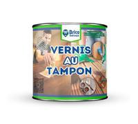 Vernis bois gomme-laque au tampon - BRICOSALVAJE - Transparent - Brillant - 5L