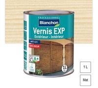 Vernis bois intérieur mat - BLANCHON - EXP - Incolore - Finition mat - Aqua-polyuréthane - 1 l