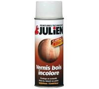 Vernis bois - JULIEN - 400 mL - Incolore - Satiné - Aérosol