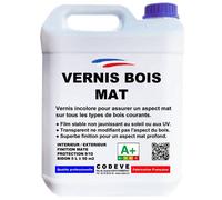 Vernis Bois Mat - 5 L - Codeve Bois