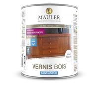 Vernis Bois pour intérieur mat incolore 2,5 litres Mauler