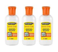 Vernis Colle - CLEOPATRE - Lot de 3 - 100g - Aspect Brillant - Résistant à l'Eau - Sans Solvant