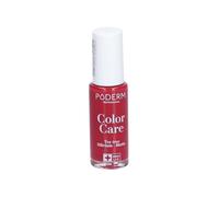 PODERM Vernis Durcisseur Ongles - Rouge Rose | Répare et Renforce les Ongles Abîmés et Fragilisés par les Vernis Semi-Permanents | Biotine, Silicium, Kératine | Développé par un Podologue en Suisse