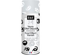 Odif - Vernis Coloré Givré Aspect Mat en Spray - Couleur Définitive Tous Supports - Application Facile et Homogène - Séchage Rapide - Fabriqué en France - Spray 125 ml, Coco
