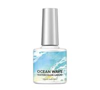 Vernis de manucure Aqua - Flacon compact de 10 ml, style d'expression pigmentaire créatif | La consistance liquide des couleurs permet des détails dégradés sans couture, une couvrance lisse, un
