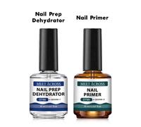Vernis De Manucure Fonctionnel,2 Pièces,15ml,Apprêt Pour Ongles Et Préparation Des Ongles,Pas Besoin De Lampe Pour Sécher,Naturel,Sec,Longue Durée.Ddzh26008.