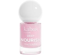 Vernis durcisseur - KABOS - Base rosée 10 ml - Biotine & huile d'argan - Renforce ongles fragiles - Séchage 1min30
