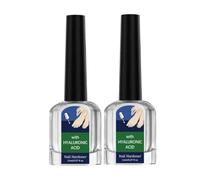 Vernis Durcisseur Ongle Extra Fort,Huile Cuticules Ongles,Soin Des Ongles à L'acide Hyaluronique,Hyaluronic Acid Nail Hardener,Hyaluronic Acid Nail Care With Vitamin E & Jojoba Oil (2)