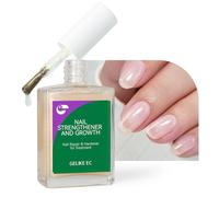 Vernis Durcisseur Ongle Fort Soin Rose pour Ongles Fragiles Naturels 15ml | Base lissante pour combler les irrégularités améliorer le rendu des ongles fins avec application facile et finition veloutée