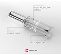 Vernis Durcisseur Ongles Biotine Silicium Keratine - Fortifie & Répare Les Ongles Abimés, Fragilisés, Cassants Par Semi Permanent, Vieillissement - Couleur Nude Cachemire - Mains & Pieds - Swiss Made