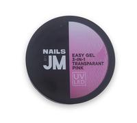 Vernis Easy Gel 3-en-1 Transparent Rose