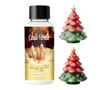Vernis éclaircissant pour bougie, ensemble d'huile brillante, 100 ml fabriqué à la main, système de finition de bougie, style protecteur brillant, utilisation artistique, hommes, femmes, artistes