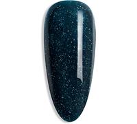 Vernis En Gel Vert Pailletté, 12 Ml, One Step, Semi-Permanants 3en1 Billance Longue Durer Sans L'aide De La Base Ni Du Top Coat, Sèchage Uv Lampe Led. Parfait Pour De Nail Art Diy! (Sapin Paillette)