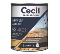 Vernis extérieur Cecil Professionnel VX403 brillant transparent 1L