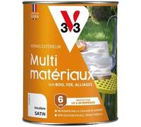 Vernis extérieur - V33 - Multi-matériaux - Incolore satin - 0.25L