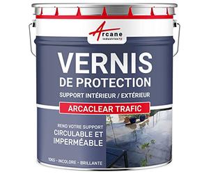 Vernis Finition Circulable Transparent Carrelage, Béton 10 kg