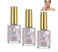 Vernis fortifiant effet miroir lilas, séchage rapide, 10 ml (3 pièce) | Ce vernis brillant effet miroir offre une finition iridescente pour une manucure élégante, tandis que sa formule à séchage