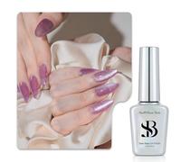Vernis Gel 3-en-1 Sun&Beam Nails One-Step | Pas de Base ni de Top Coat Nécessaires, Sans Ponçage, Compatible UV/LED 12ml (#505 Baie Douce)