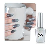 Vernis Gel 3-en-1 Sun&Beam Nails One-Step | Pas de Base ni de Top Coat Nécessaires, Sans Ponçage, Compatible UV/LED 12ml (#521 Poussière de Lune)