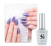 Vernis Gel 3-en-1 Sun&Beam Nails One-Step | Pas de Base ni de Top Coat Nécessaires, Sans Ponçage, Compatible UV/LED 12ml (#641 Nuit d’Améthyste)