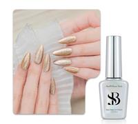 Vernis Gel 3-en-1 Sun&Beam Nails One-Step | Pas de Base ni de Top Coat Nécessaires, Sans Ponçage, Compatible UV/LED 12ml (#719 Miel Doré)