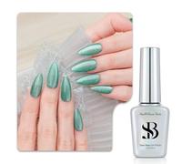 Vernis Gel 3-en-1 Sun&Beam Nails One-Step | Pas de Base ni de Top Coat Nécessaires, Sans Ponçage, Compatible UV/LED 12ml (#503 Brume Marine)