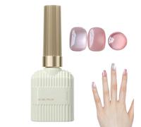 Vernis gel blanc laiteux, couleur gelée nue, 75 g, vernis à ongles transparent rose clair pour manucure naturelle, finition lisse et brillante, longue tenue pour femmes et filles, soins de b