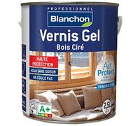 Vernis gel bois cire - chêne foncé - 2.5 litres - Blanchon