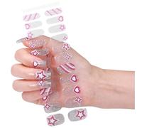 Vernis gel facile à appliquer - Couverture complète - Pas besoin de lampe - Manucure à domicile - Utilisation essentielle